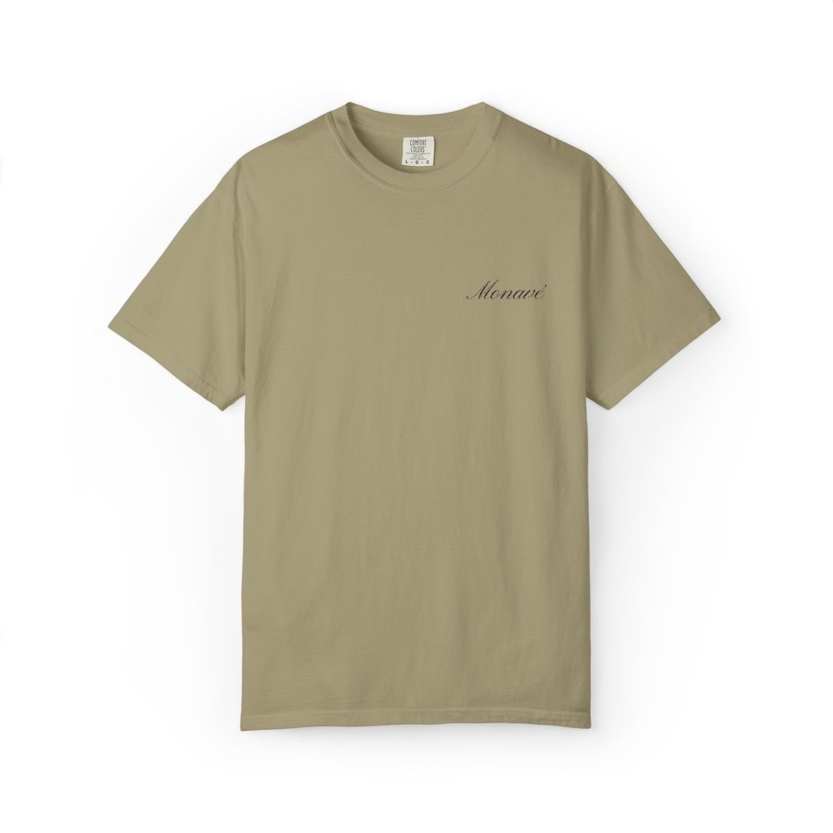 Monavé Script Tee – Khaki