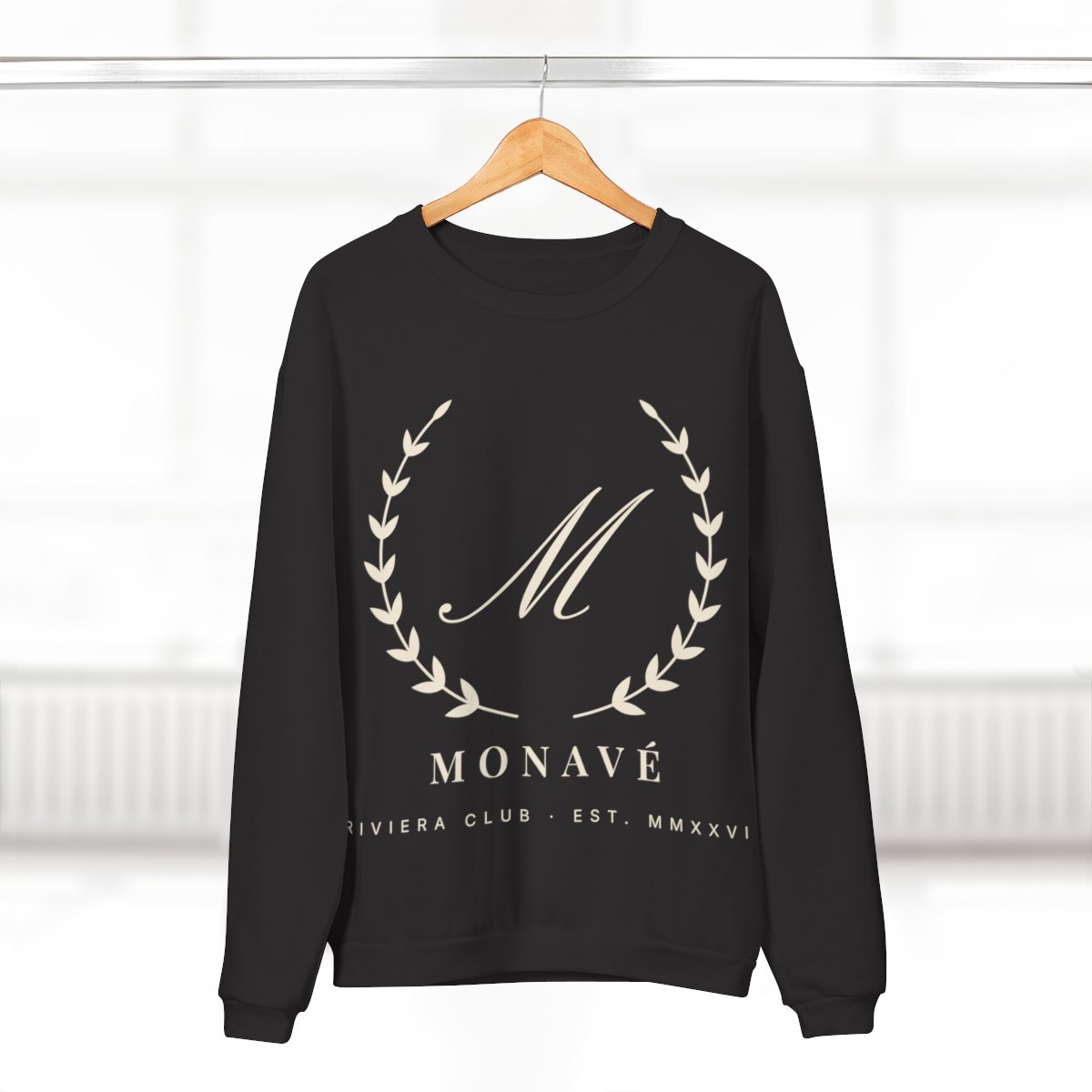 Monavé Riviera Club Sweatshirt – Black