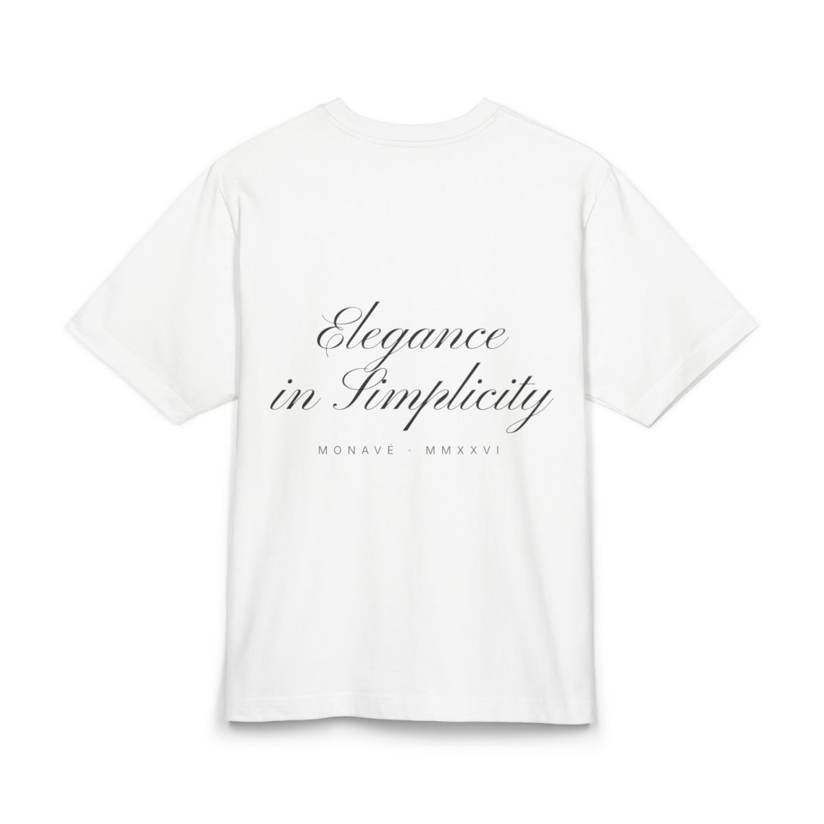 Monavé Elegance Tee – White
