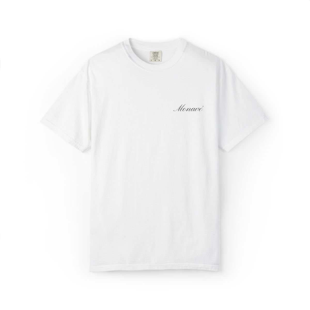 Monavé Script Tee – White