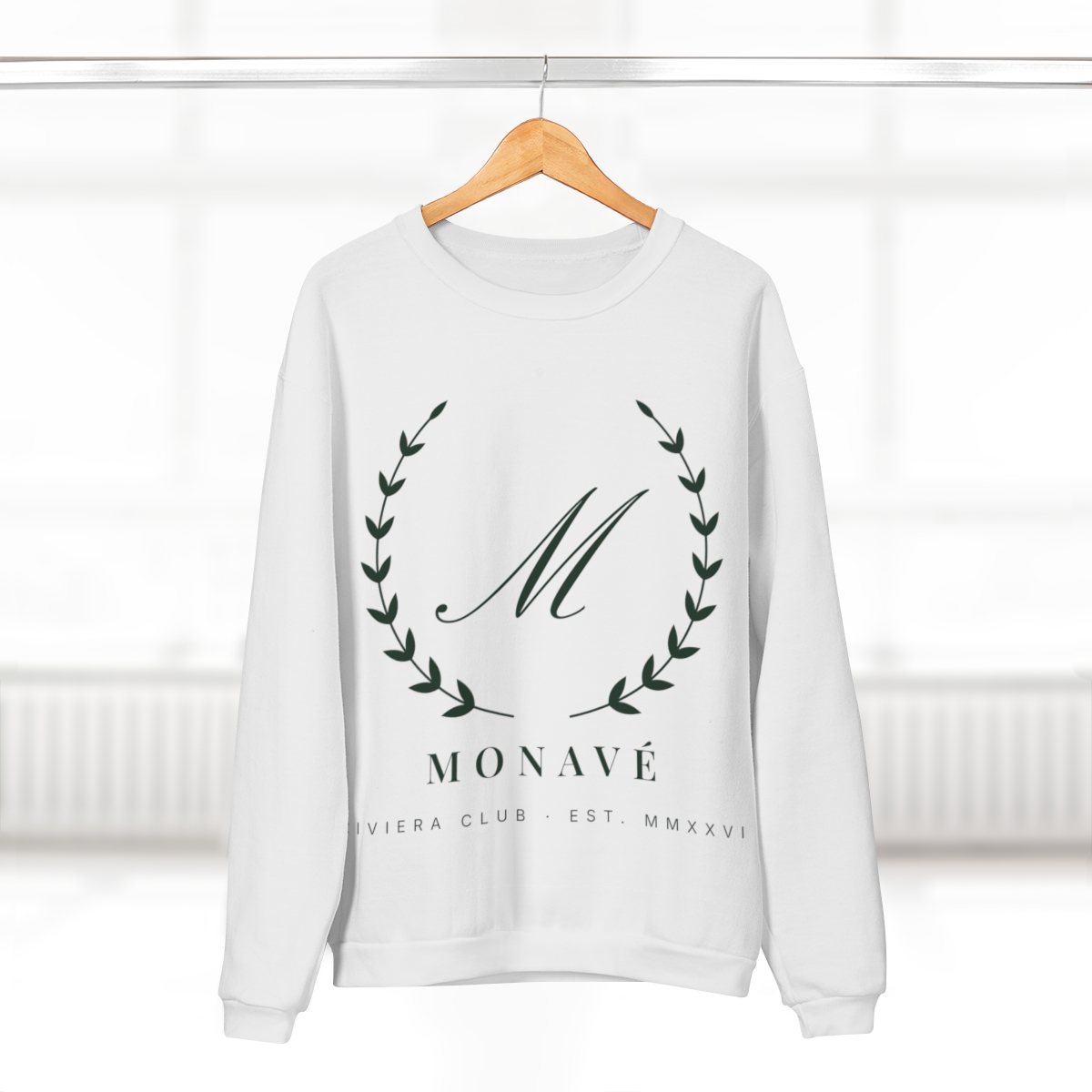 Monavé Riviera Club Sweatshirt – White