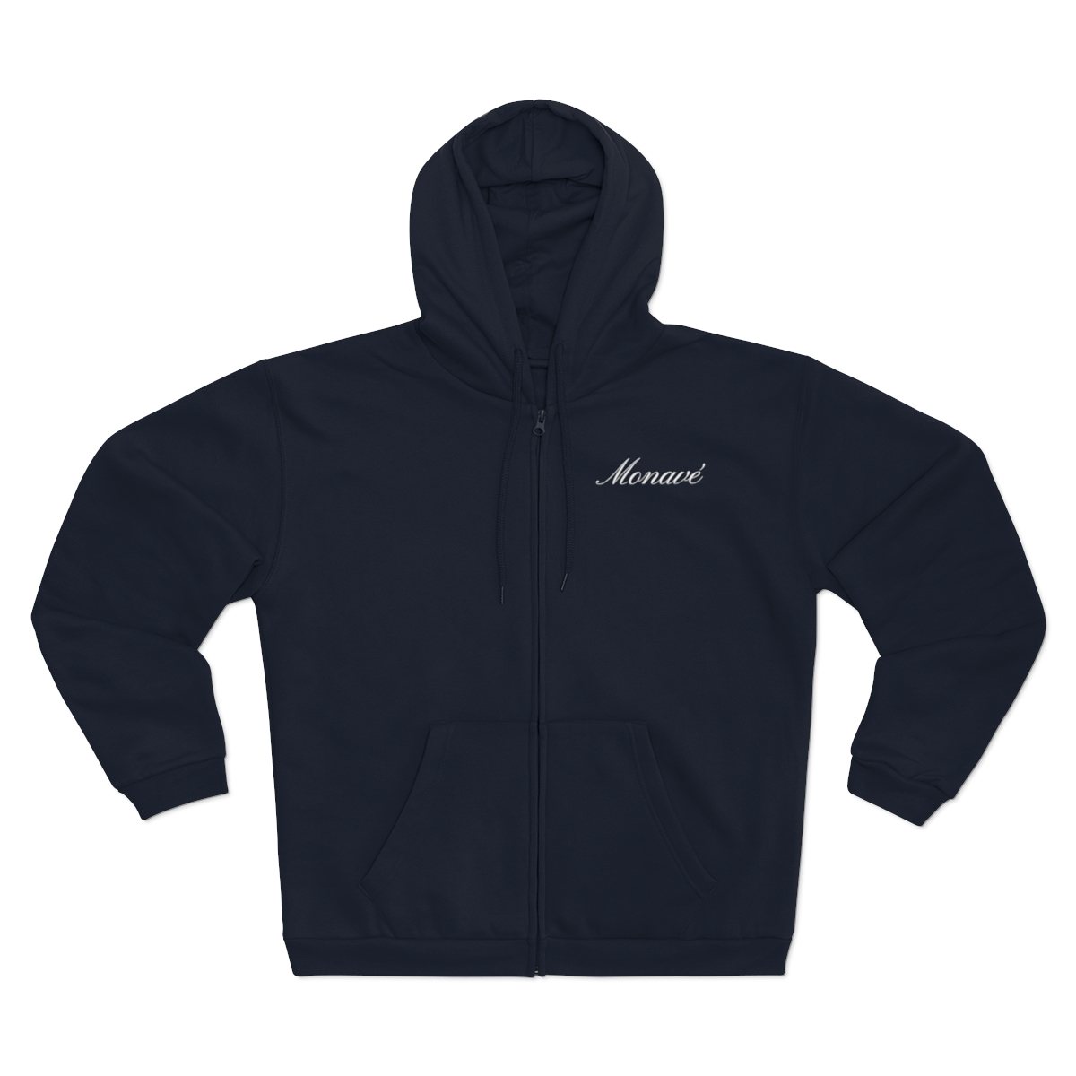 Monavé Zip Hoodie – Navy