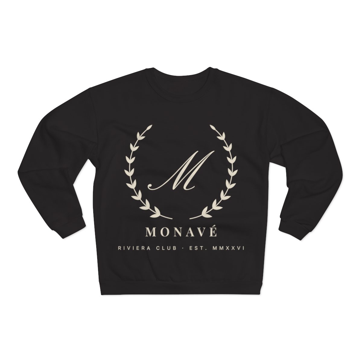 Monavé Riviera Club Sweatshirt – Black