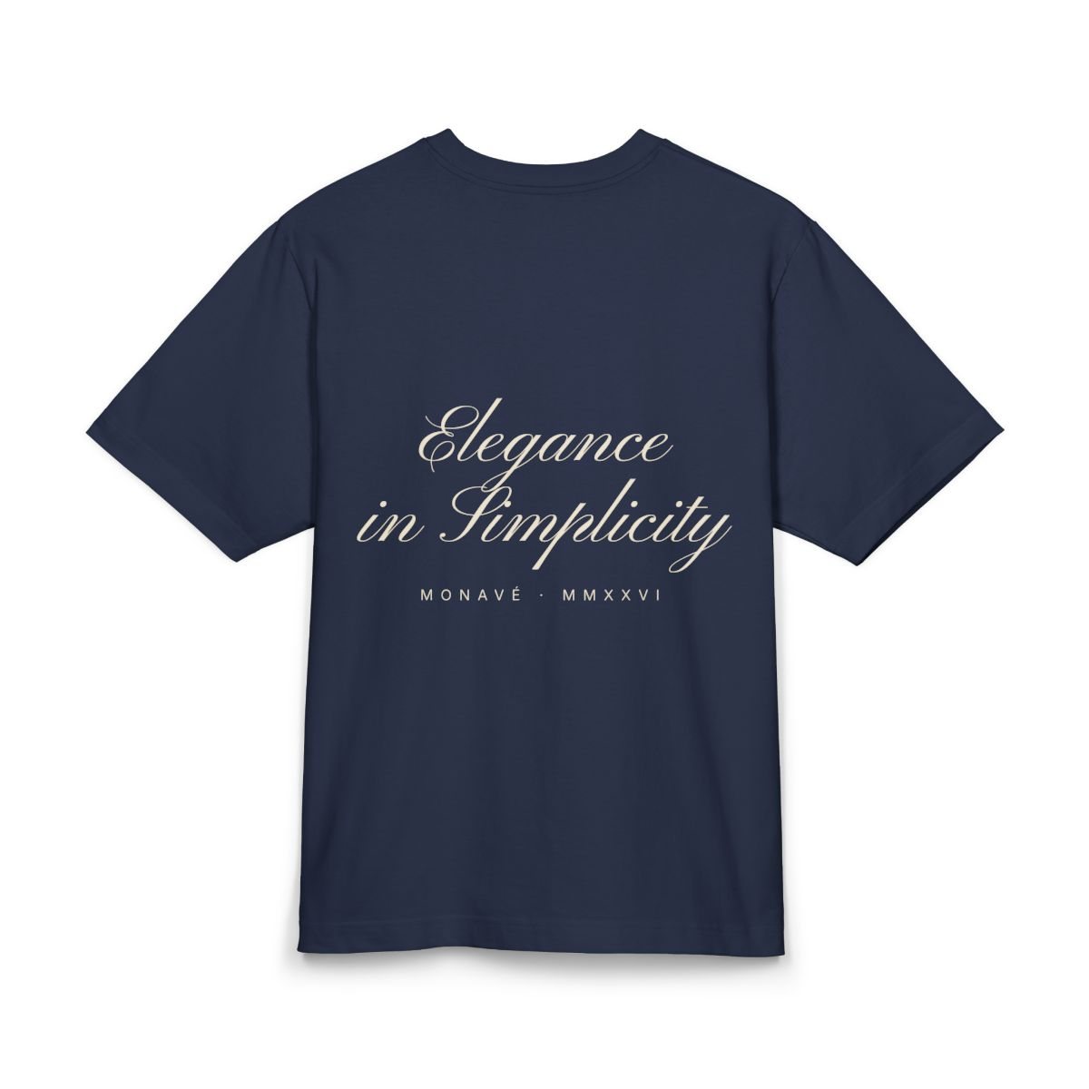 Monavé Elegance Tee – French Navy