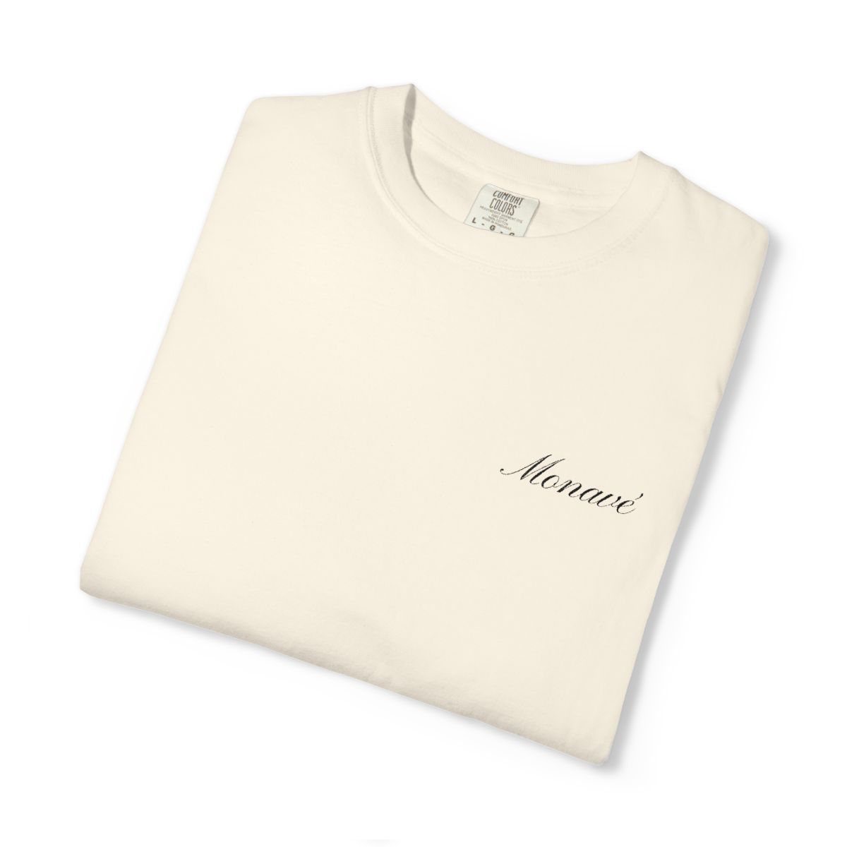 Monavé Script Tee – Ivory
