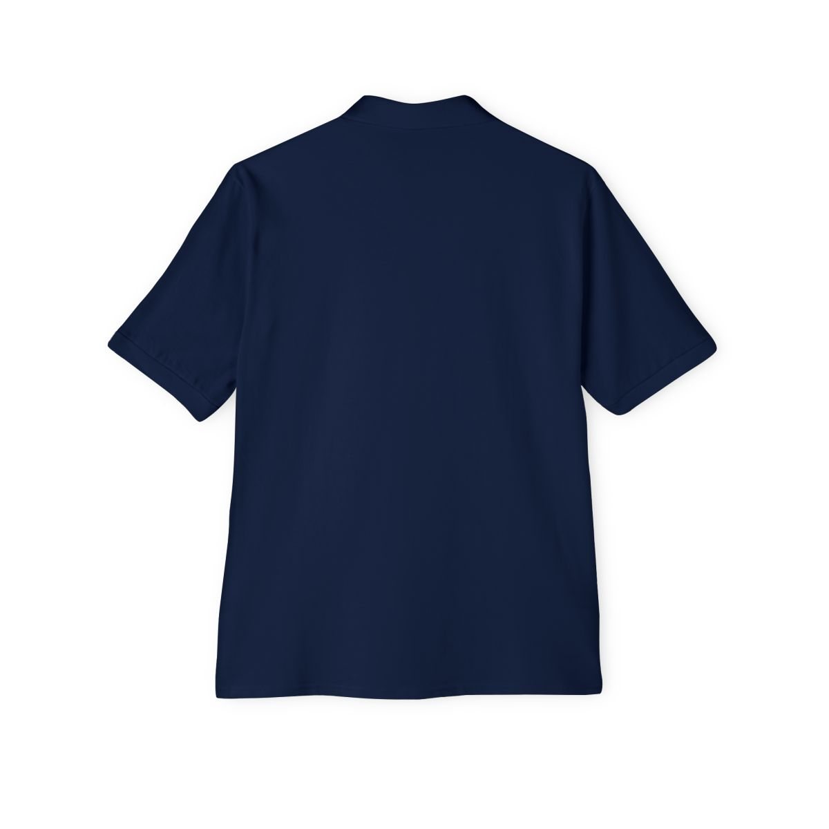 Minimal Embroidered Initial Polo Shirt – J. Navy