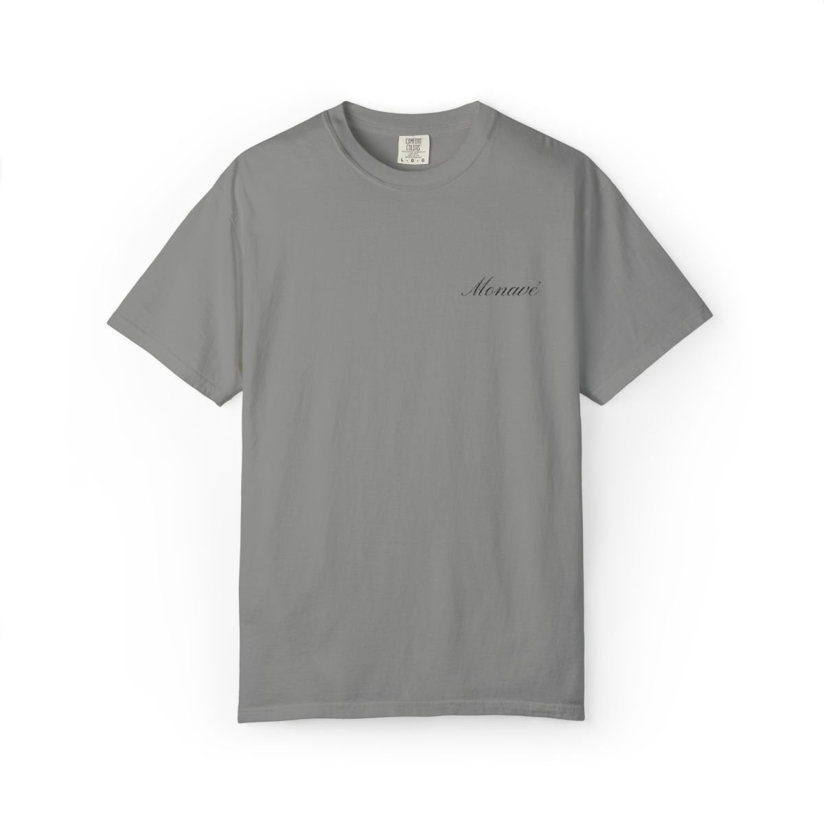 Monavé Script Tee – Granite